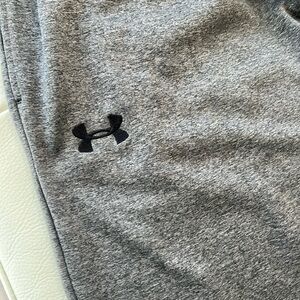 Under Armour Storm Men’s XL Loose Fleece wide leg Joggers Sweatpants Dk Gray EUC